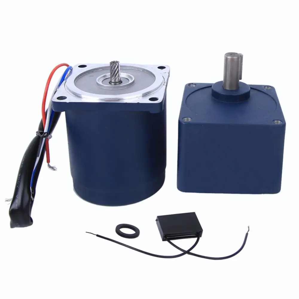 220V AC Geared Motor Single Phase 25W + Gear Box Capacitance 50K Reduction Ratio