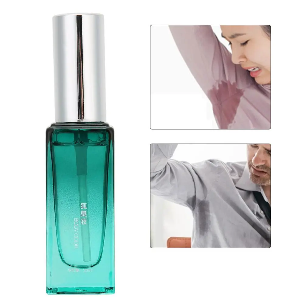 30ml Herbal Antiperspirant Spray Body Sweating Armpits Underarm Feet Deodorant Plant Fragrance for Men Women