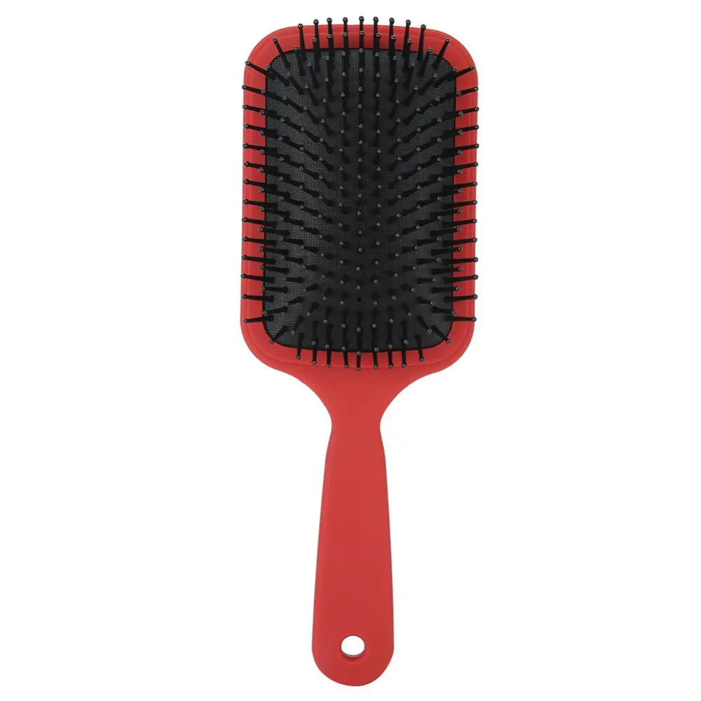 BlueZOO Men Women Air Cushion Comb Anti-Static Scalp Massage Comb Hair Styling Flat Brush(Purplish Red )