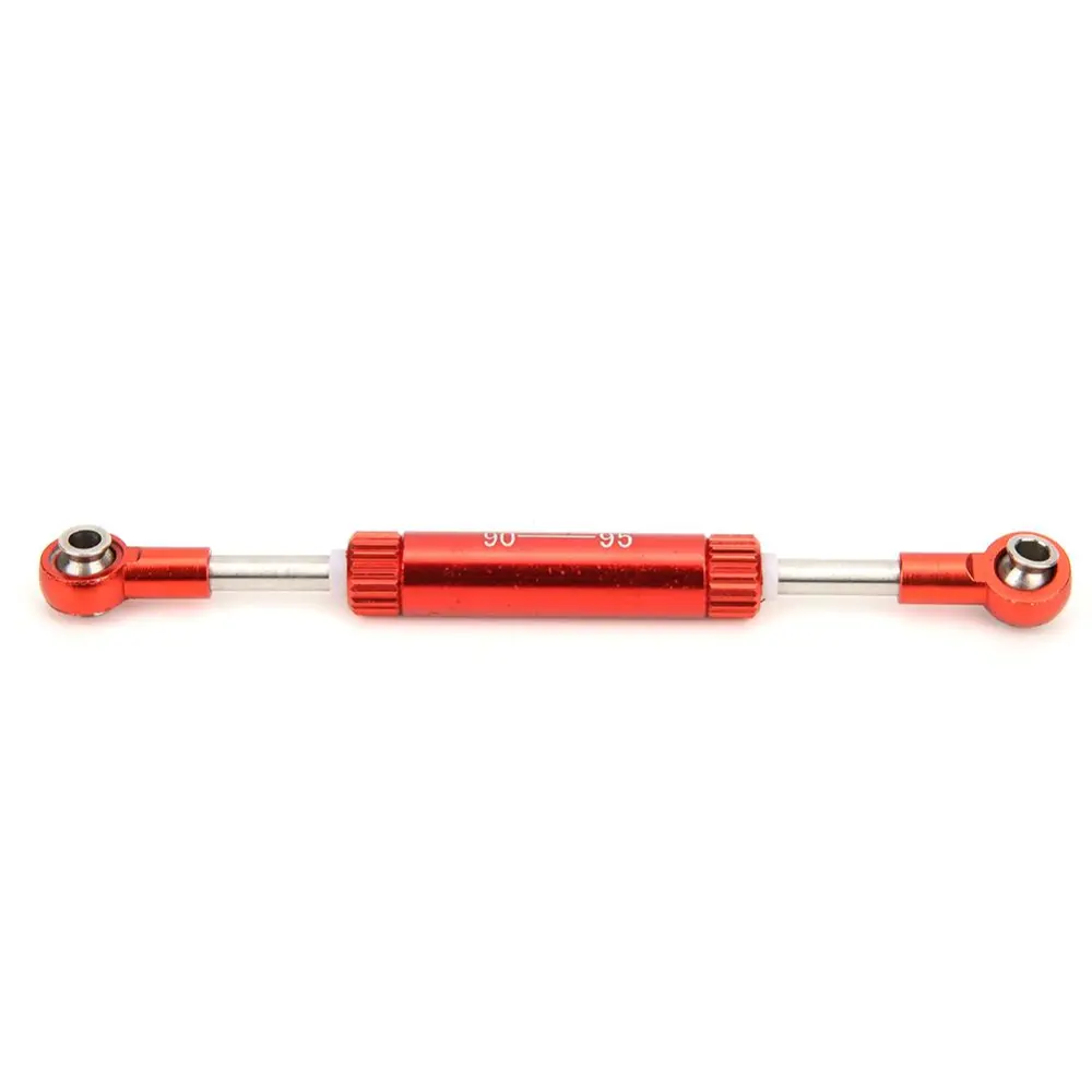 Adjustable Servos Pull Rod-Steering Lever Accessory for  SCX10 D90 1/10 RC Car(90-95mm )