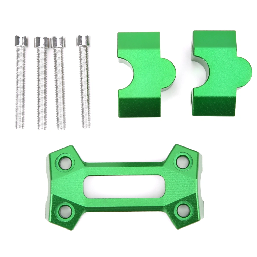 Motorcycle Handlebar Riser Heightening Code Fits for Kawasaki Z250 Z300 Z800(Green )