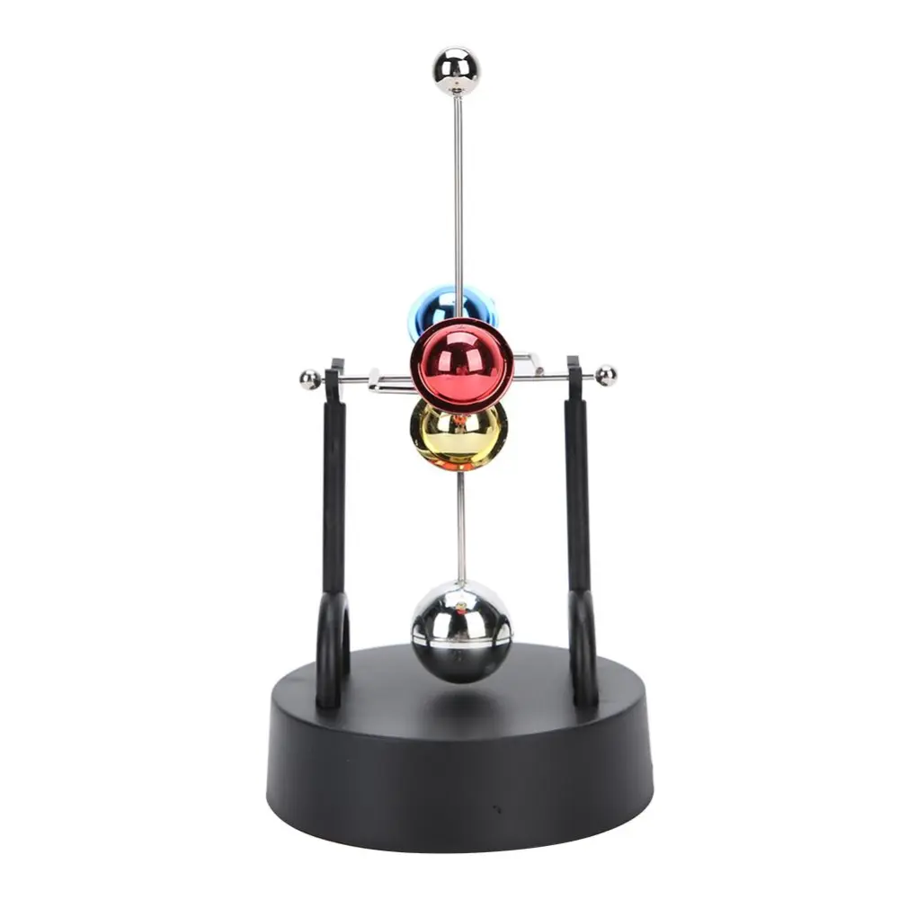 Magnetic Perpetual Motion Colorful Balls Swing Desk Table Decoration Gift Office Supplies(Perpetual Motion Instrument )