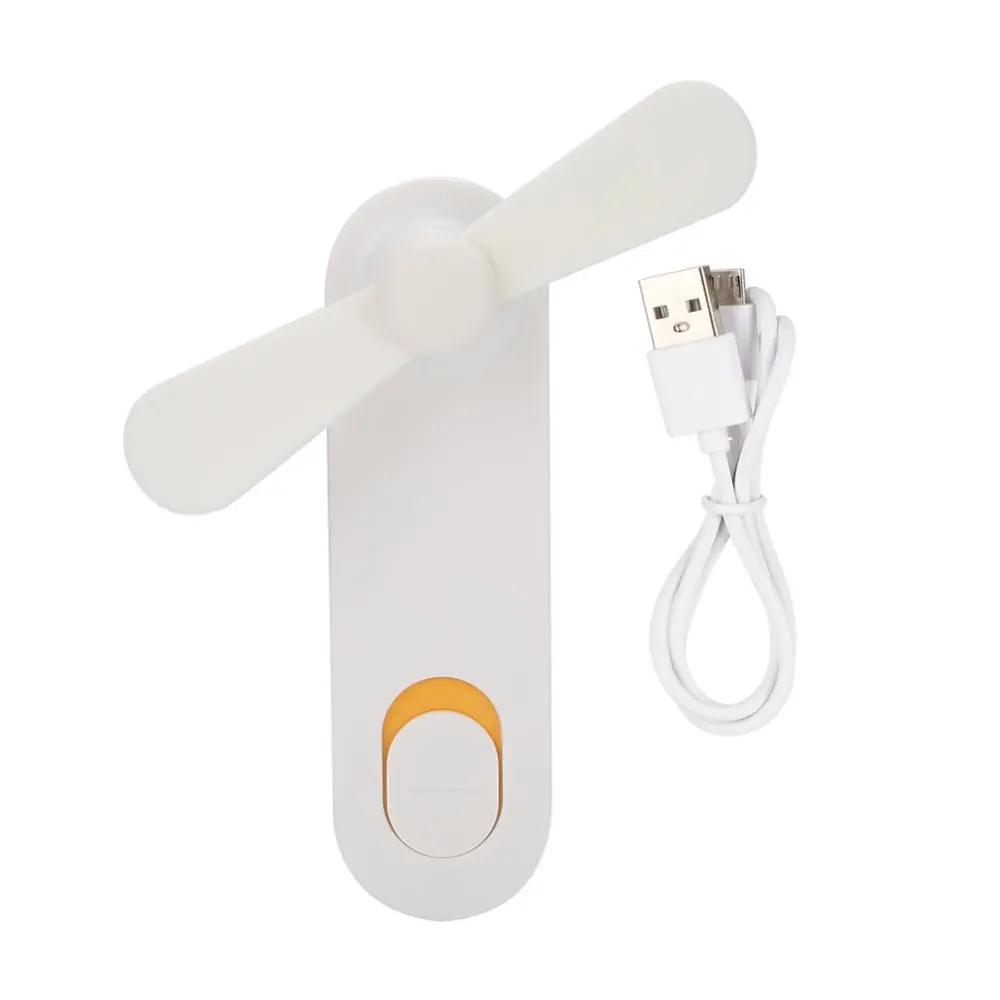 Handheld Mini Pocket Fan Portable Folding Desktop Fan USB Charging