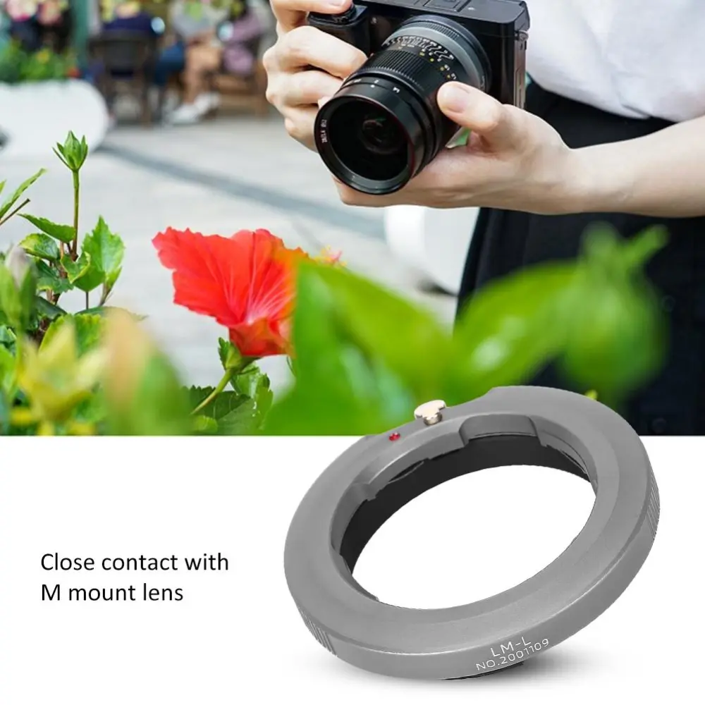 7Artisans Lens Adapter Ring for Leica M Mount Lens to Fit for L Mounts Camera Body