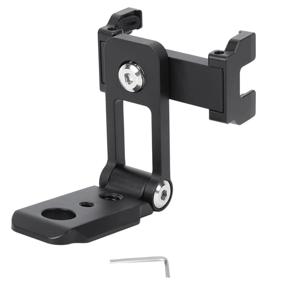 Ulanzi ST-05 Alloy Horizontal Vertical Shooting Foldable Phone Clip Holder Cold Shoes Mount for Live Multi-functional Photography Bracket