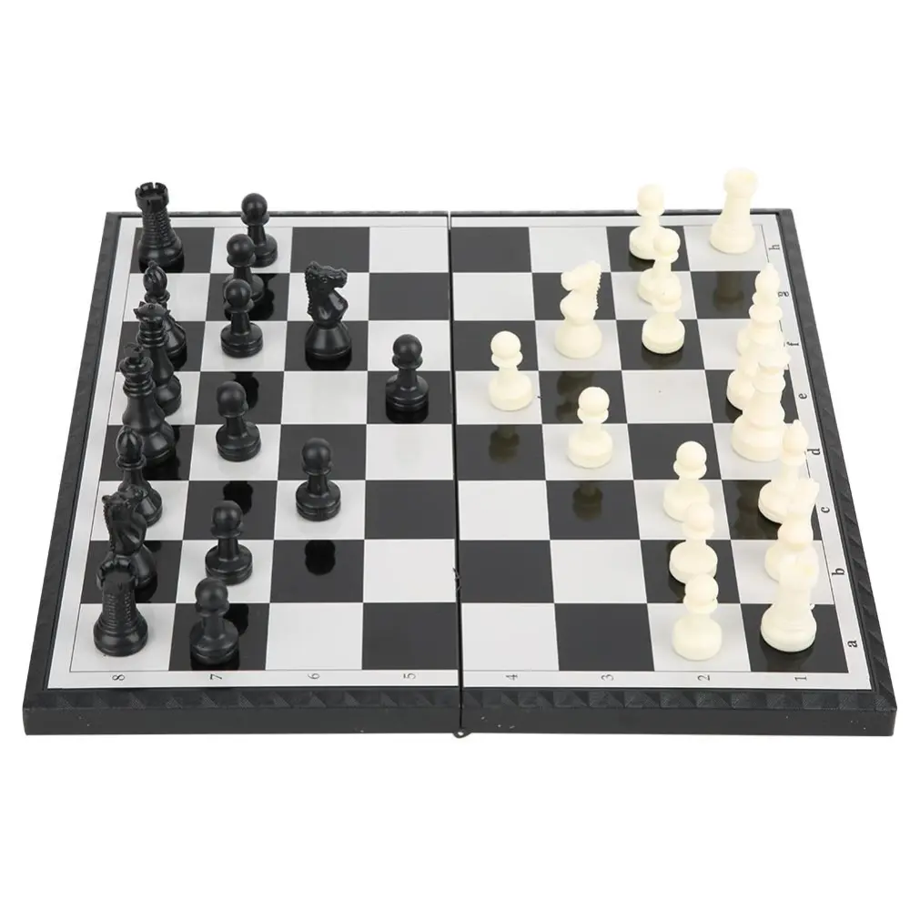 B-5 Portable International Chessboard Magnetic Chess Pieces Set for Kids Children Adults