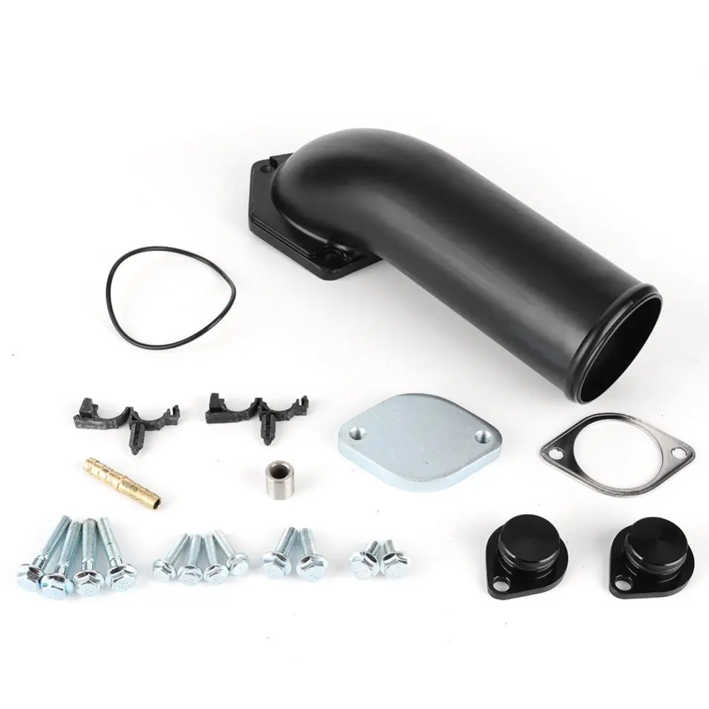 EGR Valve &amp; Cooler Delete Kit Intake Elbow Fit for Ford 6.4 Powerstroke Diesel 2008-2010