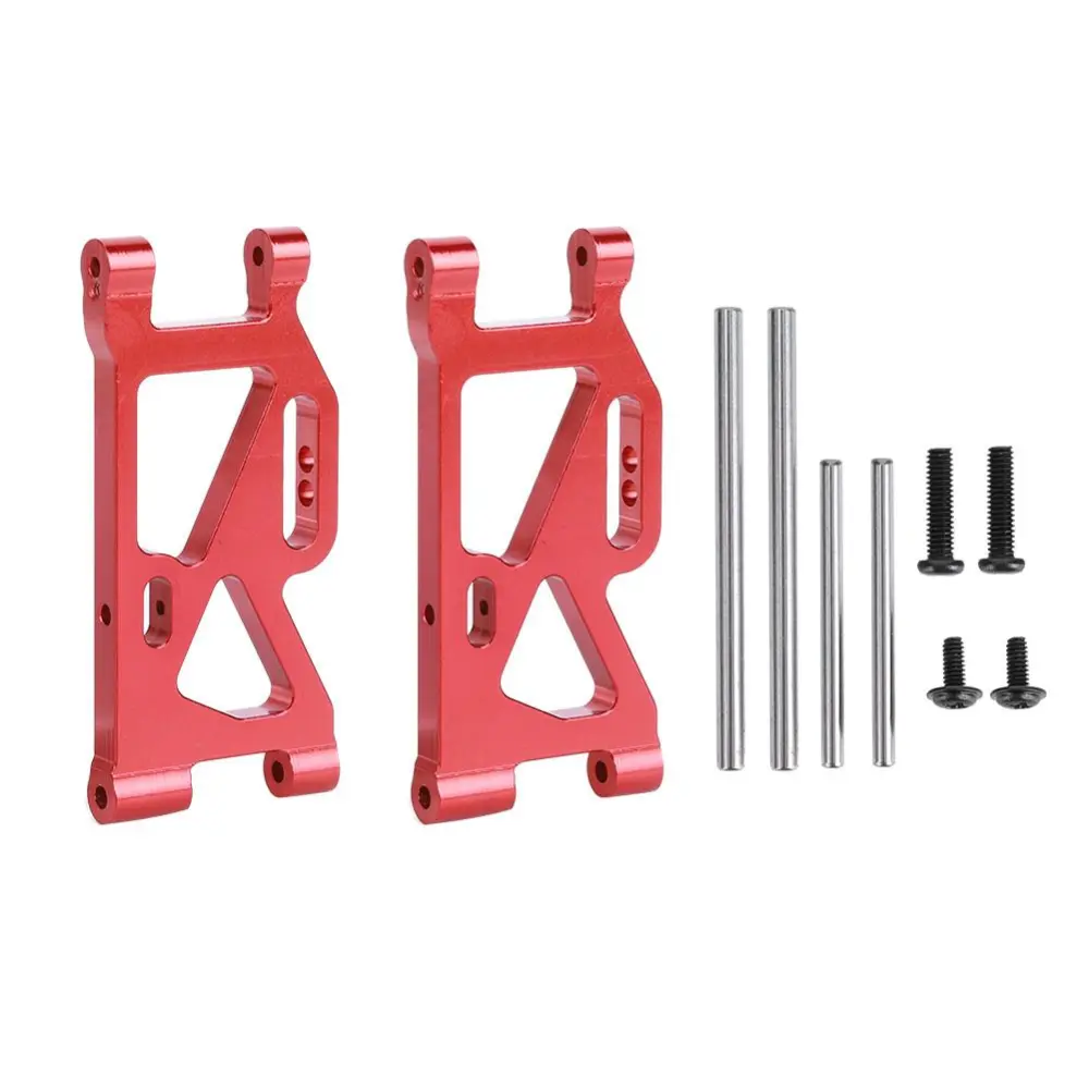 1 Pair Aluminum Alloy Rear Swing Arm Spare Part Fit for WLtoys 144001 1/14 RC Car Red