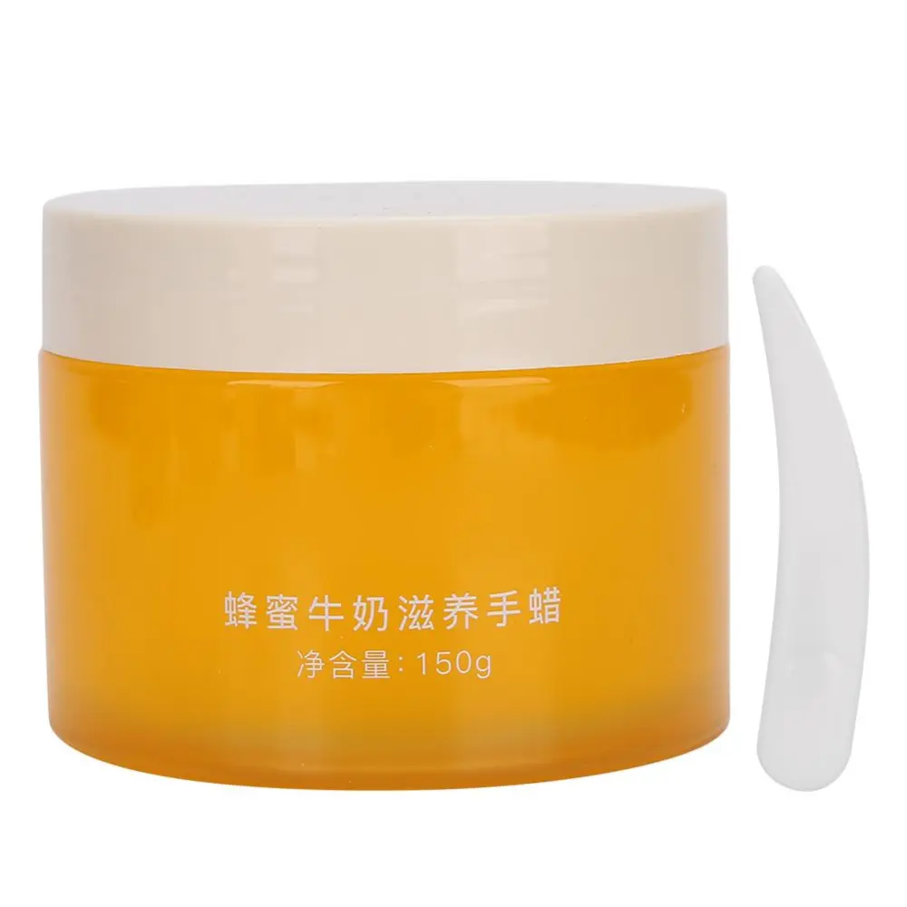 Milk Honey Moisturizing Skin Brightening Hand Wax Exfoliating Nourishing Hand Mask 150g