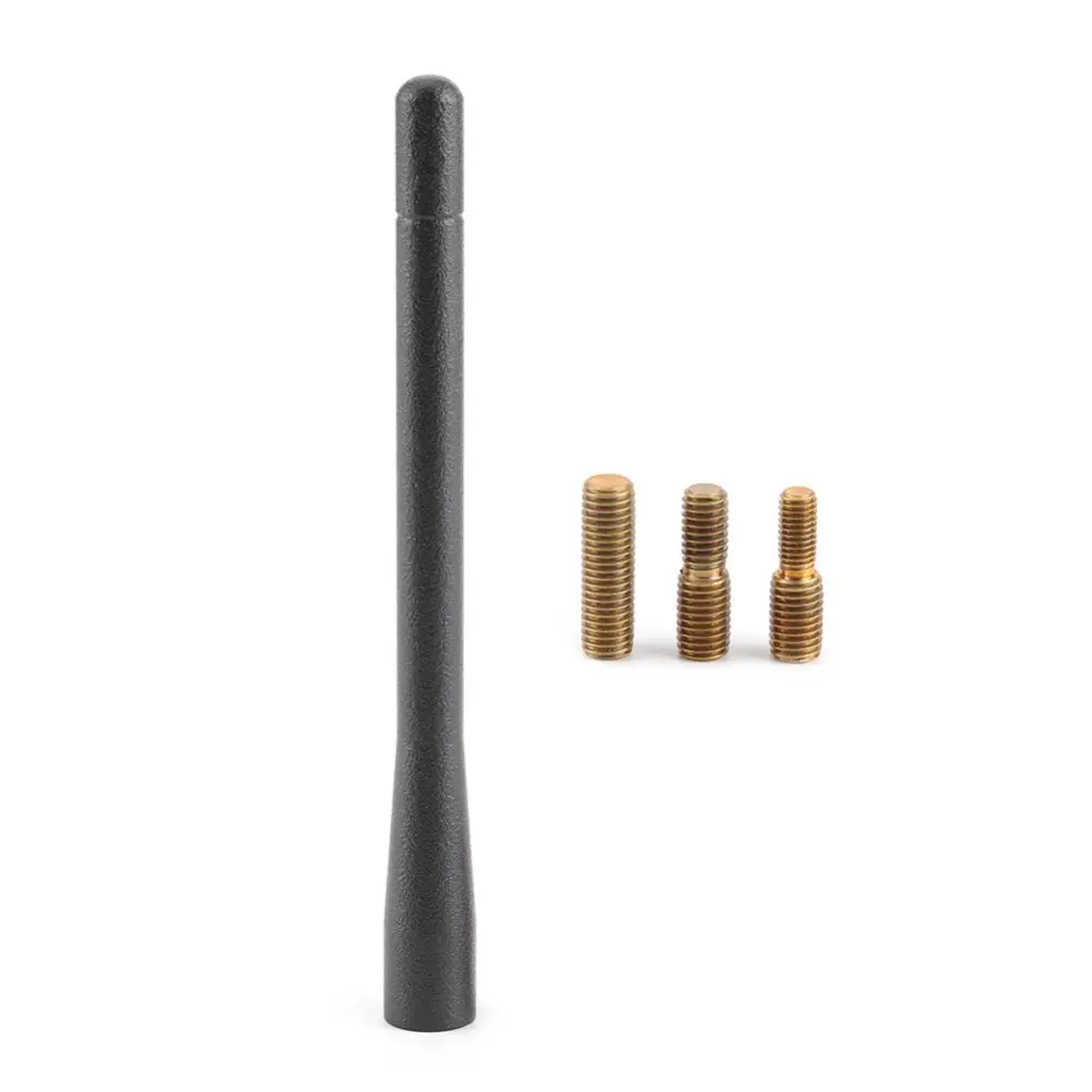 4.7in Car Short Antenna Aluminum Alloy Universal AM/FM Mast Fit for Chevy Silverado 1500 07-19