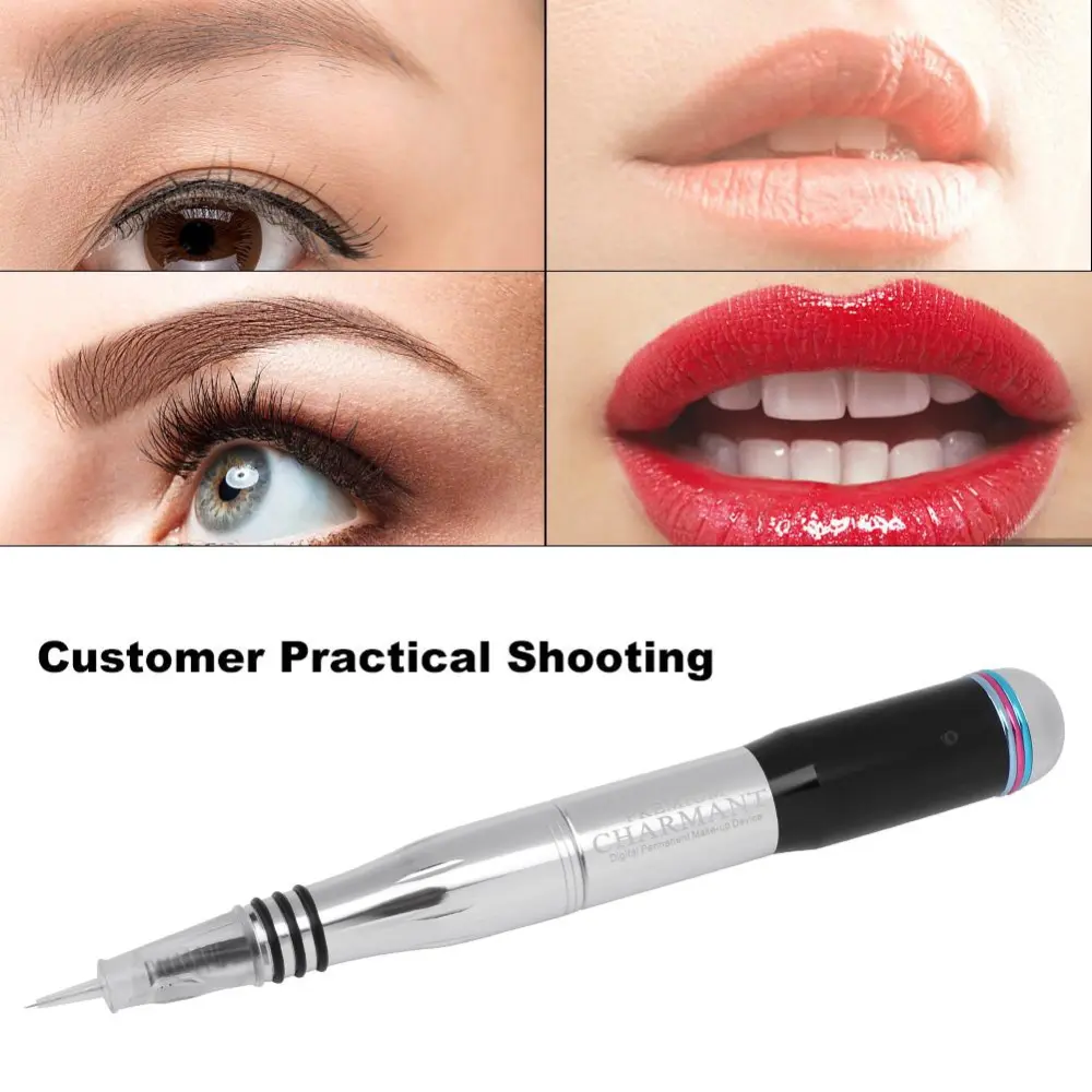 Electric Permanent Eyebrow Lip Line Tattoo MTS Machine Makeup Microblading Pen 110-240V (EU)