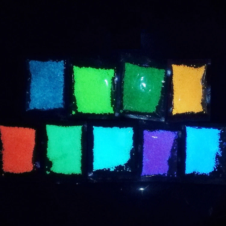 Colorful Fluorescent luminous Particles Glow Sand Glow in the Dark Sand Dec (Green)