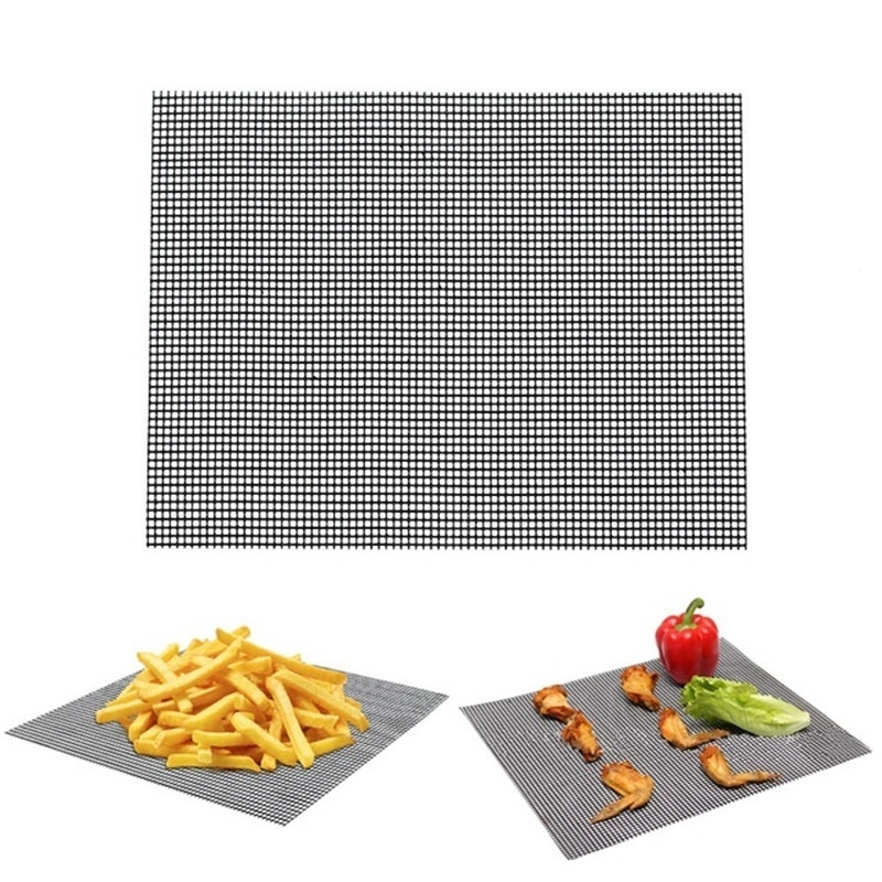 4 Style Non Stick BBQ Mesh Grill Mat Cooking Sheet Barbecue Liner Roaster Tools ( 40cm * 42cm)