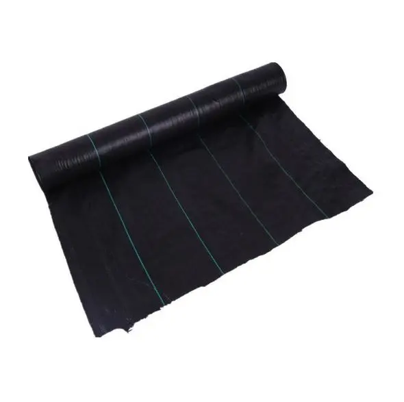 Black  Anti-Weed Cloth Film Tablecloth Fabric grass-proof （1M*15M ）