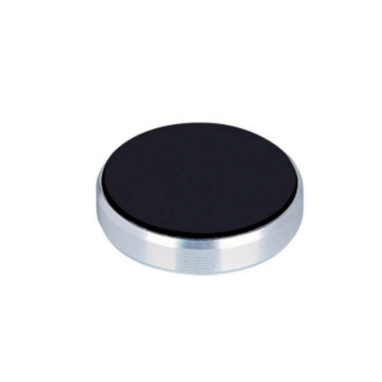 Universal Mini Round Diamond Car Phone Holder Magnetic Phone Air Vent Mount Holder (Black)