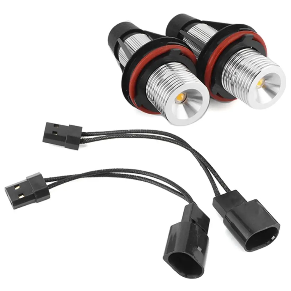 2pcs 6000K 720lm LED Light Auto Car   Angel Eyes Halo Rings Lamp Fit for E39 E53 E60 E63 E64