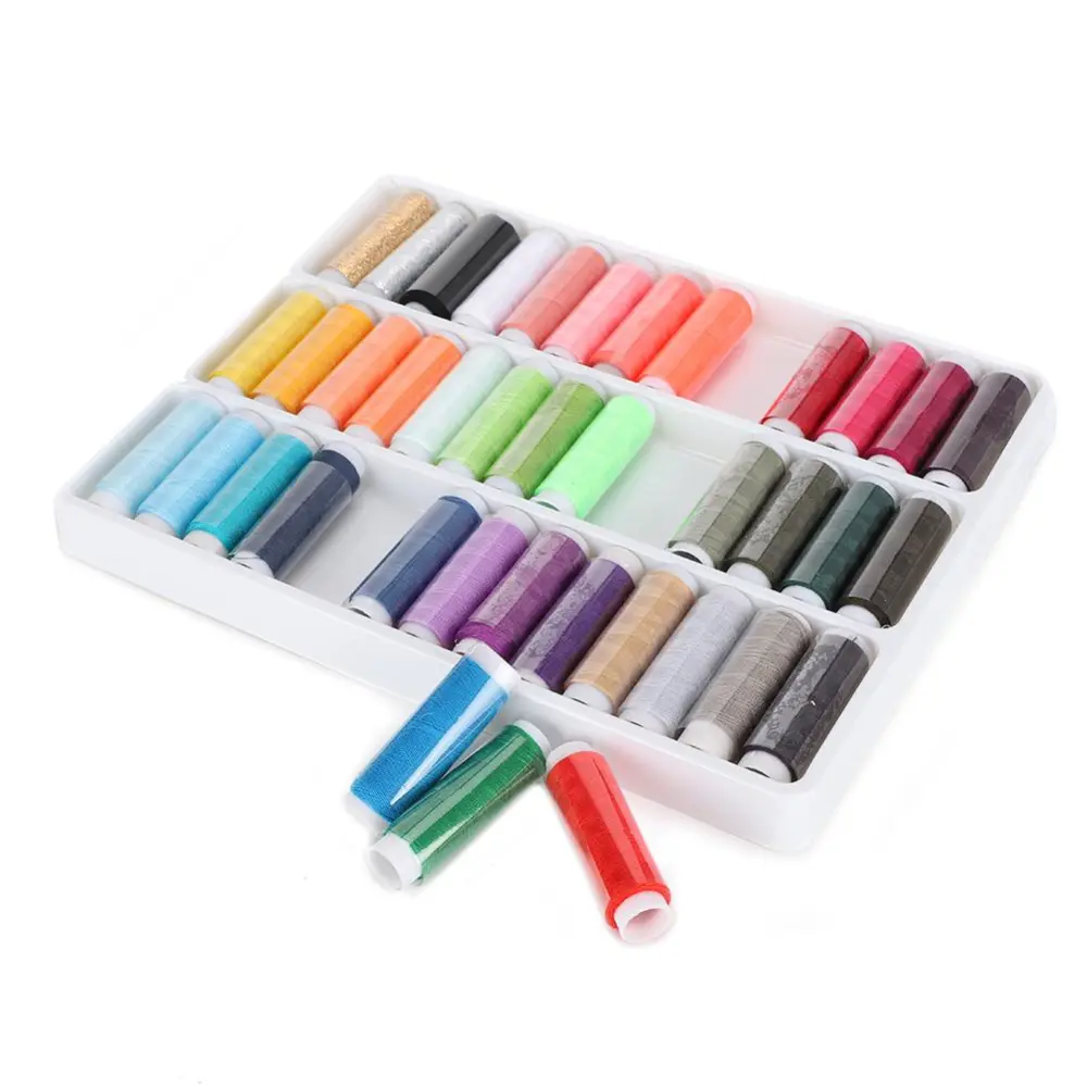 39-Roll Sewing Thread Set Color Clothing Accessories Embroidery Needlework Set Lightweight