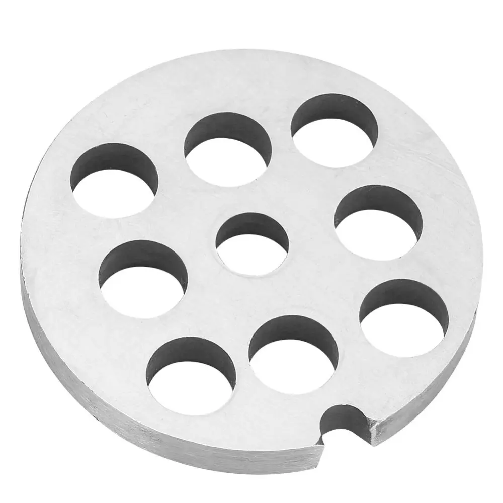 Stainless Steel Meat Grinder Blade Food Mincer Cutter Plate Discs Replacement Accessory (10mm)