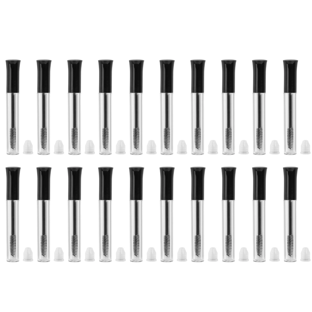 20pcs 5ml Empty Mascara Tube Refillable Eyelash Growth Liquid Bottle Container Cosmetic Tool