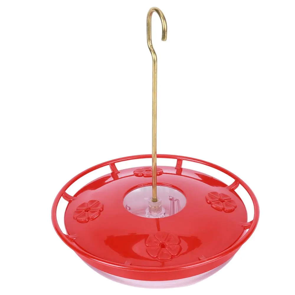 Hanging Plastic Hummingbird Feeder Bird Feeding Device for Outdoor Garden Decoration