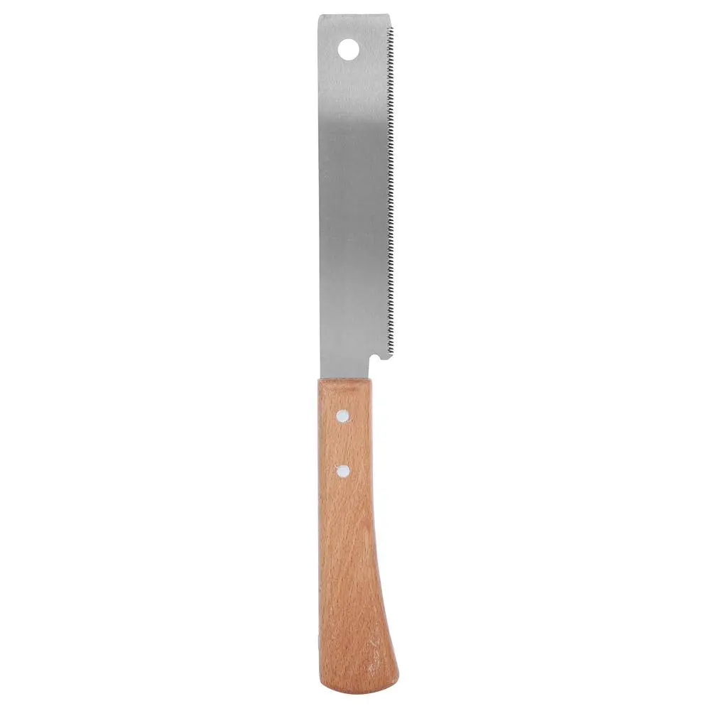 Small Hand Saw Wooden Handle Accurate Household Woodworking Flush Cutting Trim Tool 12in