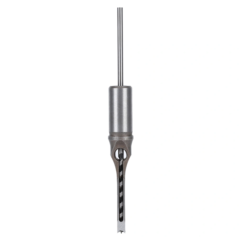 1/4in High Speed Steel Multifunctional Woodworking Square Hole Drill Bit Tool for Construction