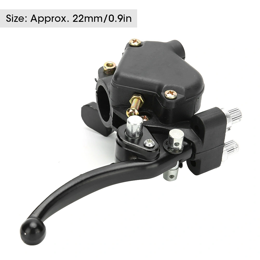 22mm/0.9in Twin Brake Lever Thumb Throttle Speed Governor Fit for 49cc Mini Kid Quad ATV Bike