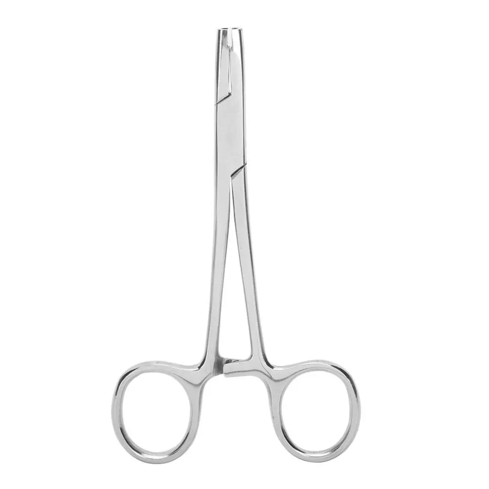 Stainless Steel Body Piercing Pliers Piercing Forceps for Belly Button Nose Ear(5mm )