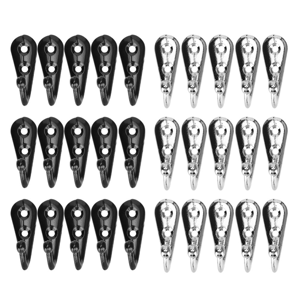 Mini Vintage Zinc Alloy Wall-Hanging Hooks Mural Coat Tower Hat Hanger for Bedroom Bathroom