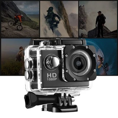 7 colors Waterproof Outdoor Cycling Sports Mini DV Action Camera Camcorder (Black)