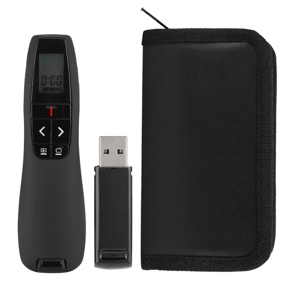 R800 Wireless Presenter Remote Control Power Point Presentation Laser Flip 3.6V-4.2V(Red Light )