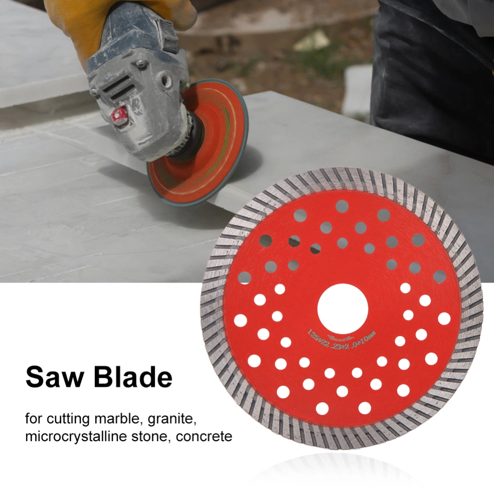 Diamond Saw Blade Wheel Angle Grinder Accessories for Cutting Stone Ceramic Marble(Diameter 125mm )