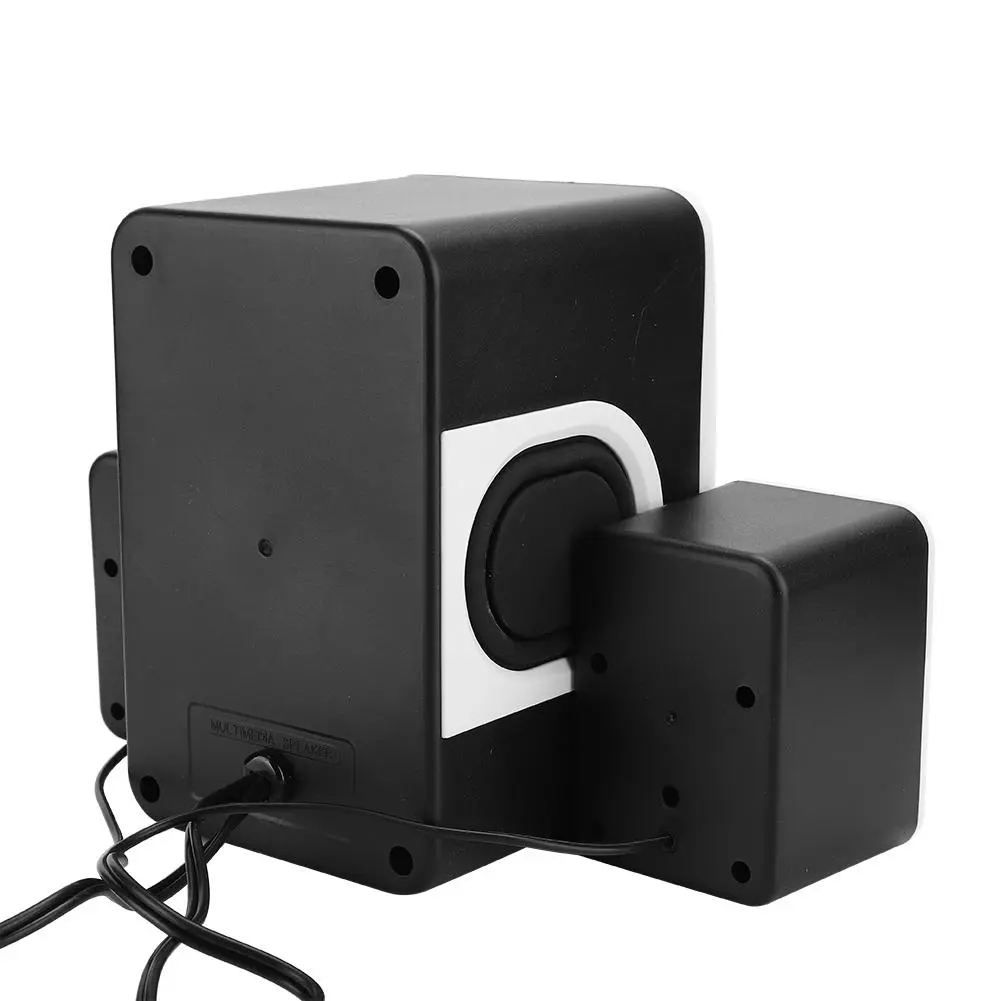 FT-10 Diaphragm 2.1 Multi-media Subwoofer Speaker USB 

Mini  Speaker for Desktop Computer(White )