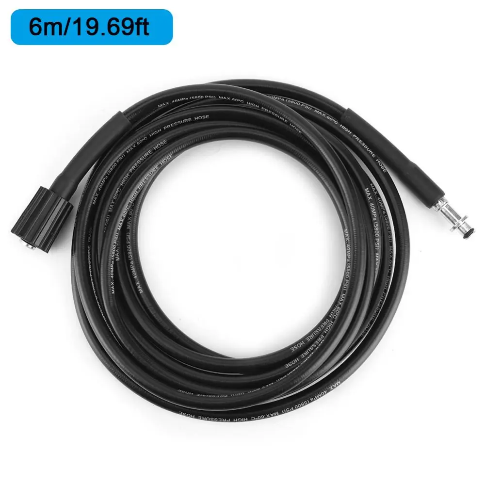 6m/19.69ft Car Washer Hose High Pressure Water Cleaning Pipe Tube Fit for Karcher K2 K3 K4 K5