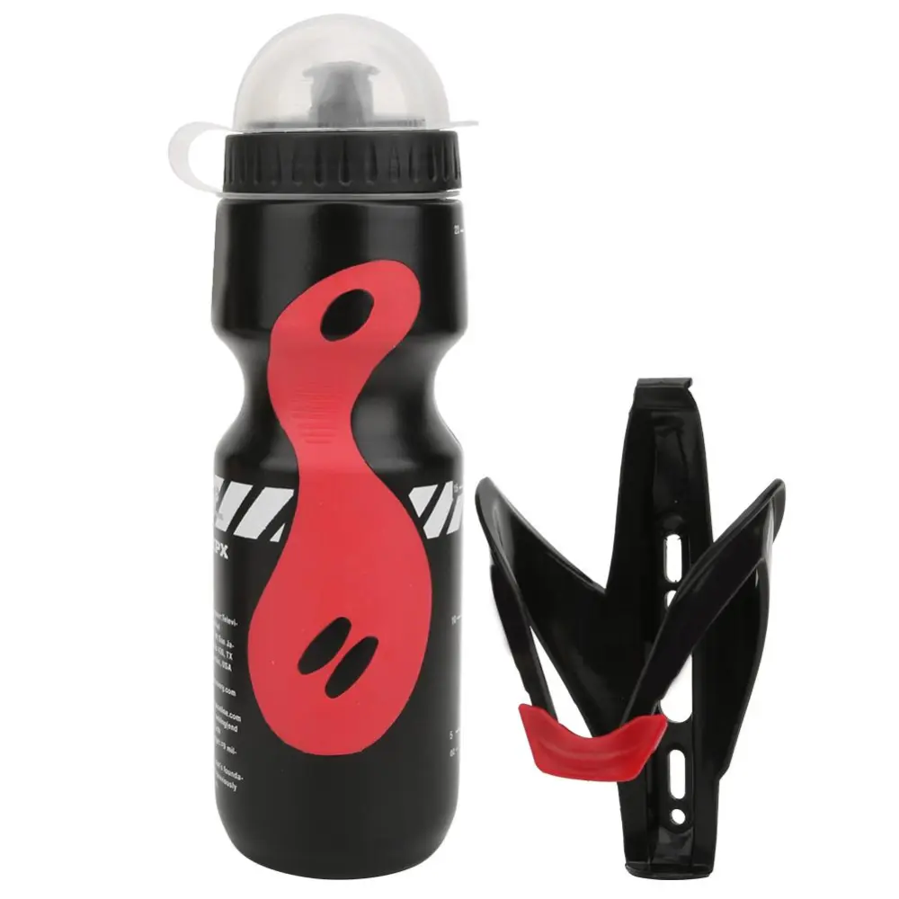 Mountain Bike Water Bottle Cage Support Carbon fiber texture V Shape Kettle Stand Set Bicycle Accessory(water bottle )