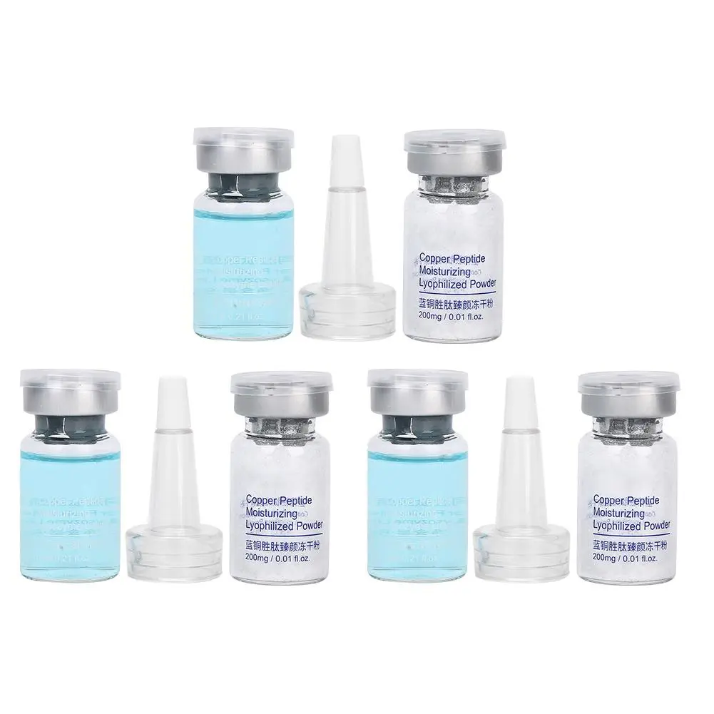 Copper Peptide Lyophilized Powder Rejuvenating Moisturizing Wrinkle Removal Skincare Set