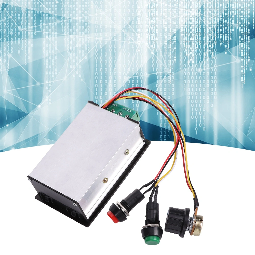 15A DC Motor Speed Governor 6V 12V 24V 36V 48V Digital Display PWM Regulator Controller