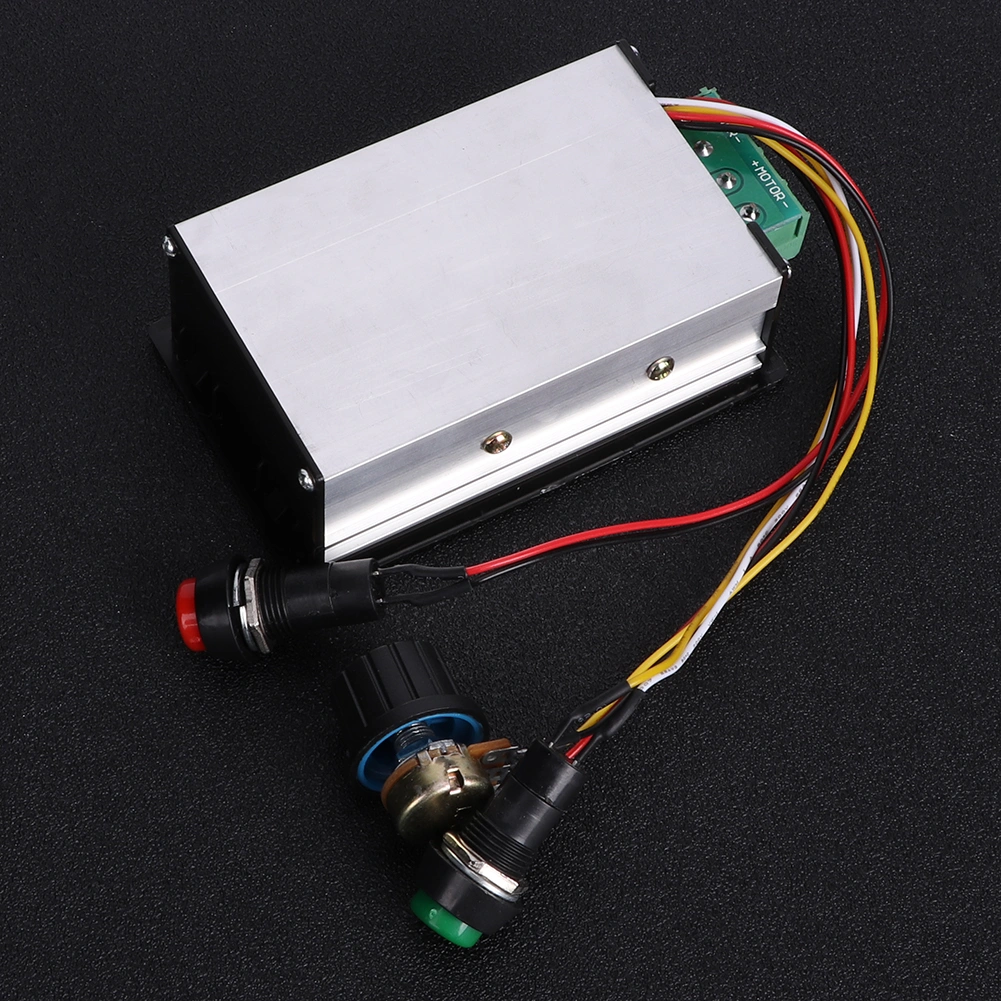 15A DC Motor Speed Governor 6V 12V 24V 36V 48V Digital Display PWM Regulator Controller