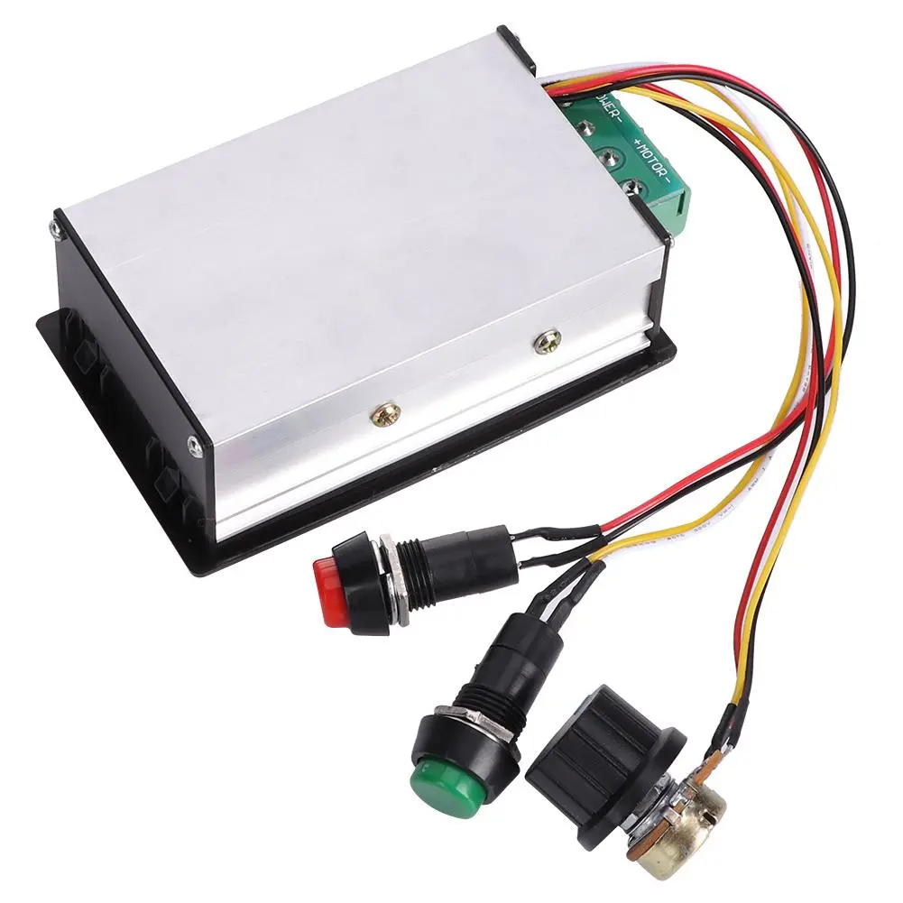 15A DC Motor Speed Governor 6V 12V 24V 36V 48V Digital Display PWM Regulator Controller