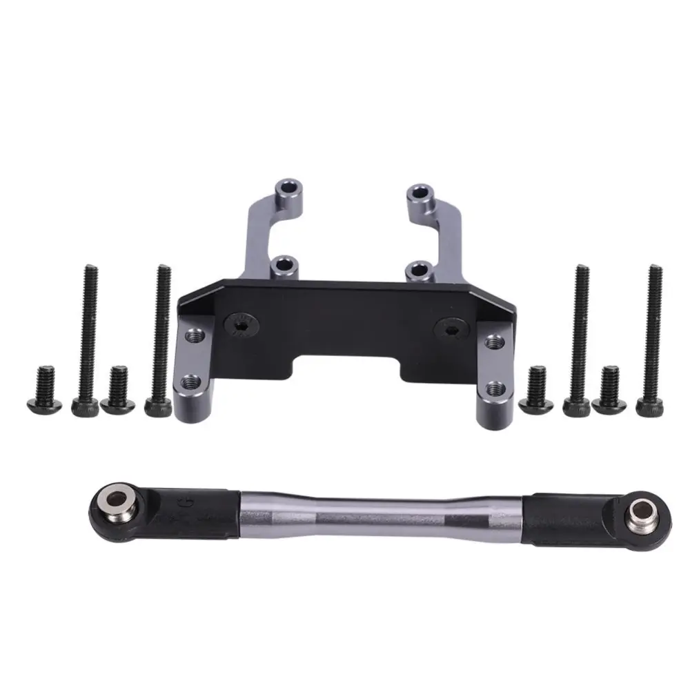 Servo Stand Mount with Steering Link Rod Fit for Axial SCX10 II 90046 1/10 RC Car