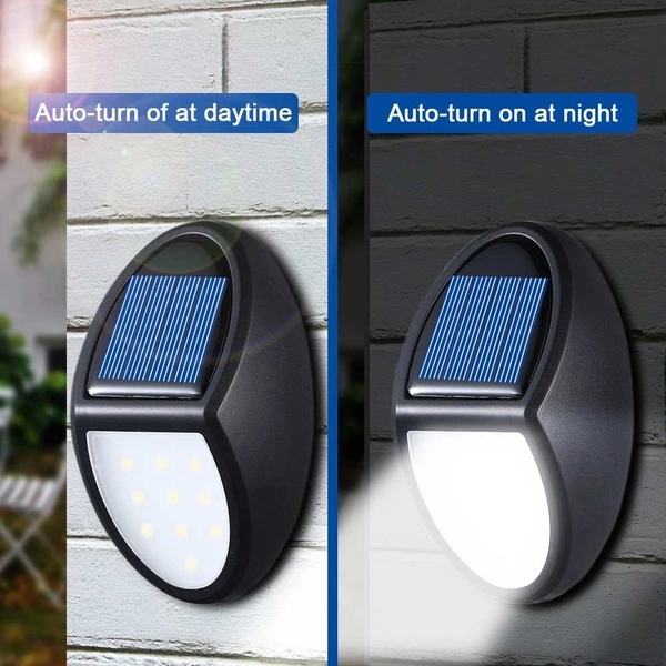 1/2/4 Units 600LM 10 Solar LED Lamps Garden Path Outdoor Security Wall Lighting 1pcs