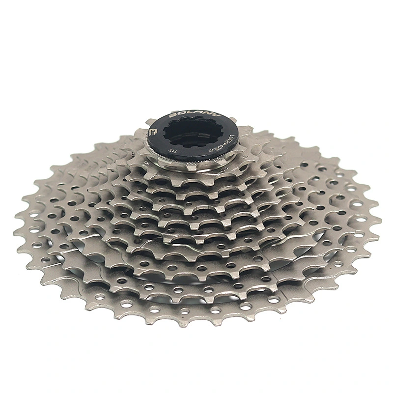 Bike Freewheel Cassette Sprocket 10 Speed 11-36T Bicycle Replacement Accessory（Silver)