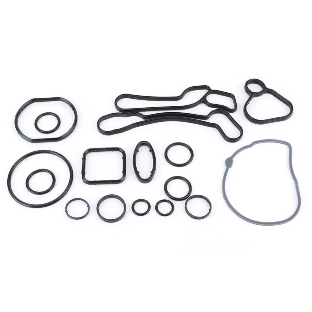 Engine Oil Cooler Gasket Seals Set 55355603 Repair Kit Fit for Vauxhall Astra