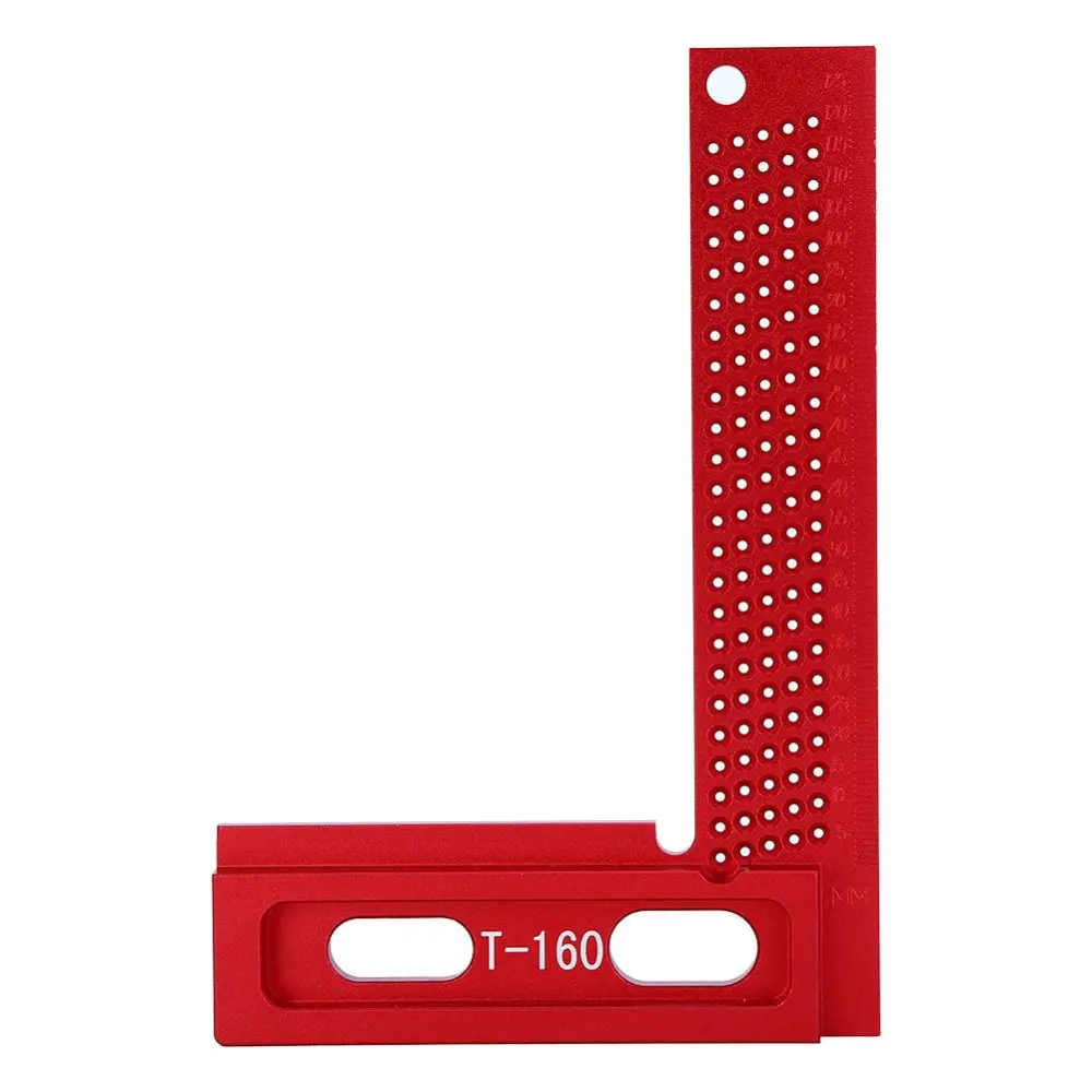 Marking Ruler Carpenter Tool Woodworking Accessory Wear&#8209;Resistant Rust&#8209;Proof Aluminum Alloy