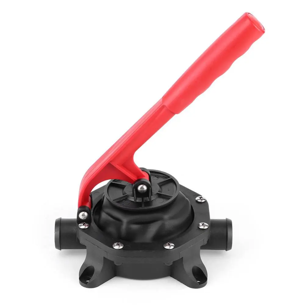 720GPH Manual Bilge Pump Hand Tools Water Transfer Diaphragm Self-Priming Pump for Marine Boat