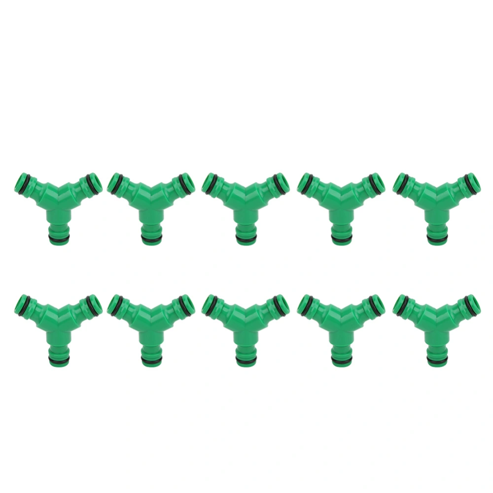 10PCS 3 Way Coupling Water Hose Fitting Y Connector Adapter Coupler for Garden Irrigation