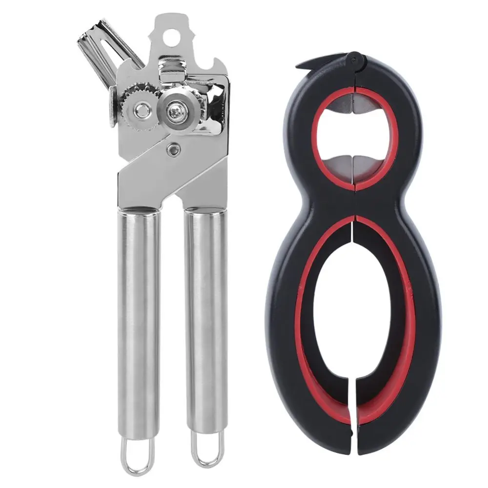 Multi??Functional Household Stainless Steel Manual Can Tin Bottle Opener Kit Kitchen Utensils