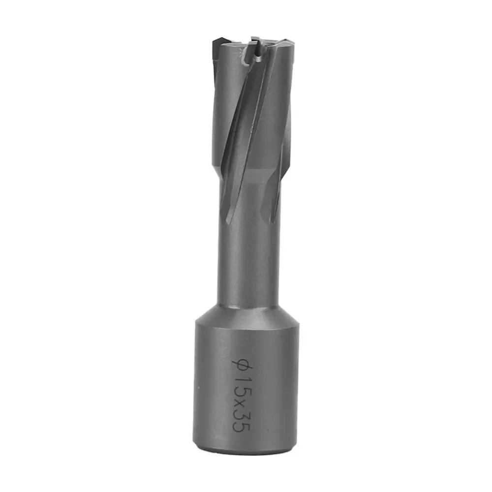 Metal Hollow Core Bit Cutting Tool Industrial Appliances Portable High Speed Steel Silver 35mm(15 x 35mm )