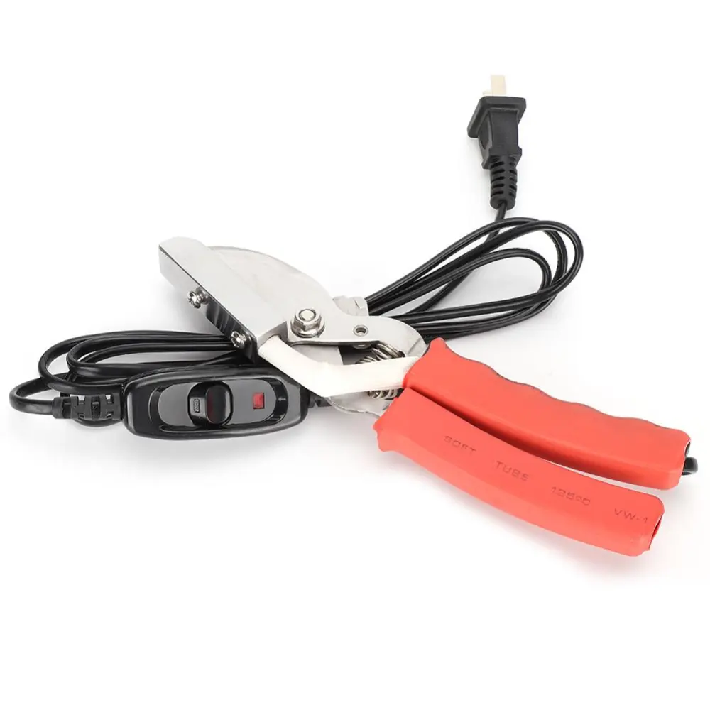 Electro Heating Tail Clamp Cutter for Piglets Sheep Tail Cutting Plier 220V CN Plug