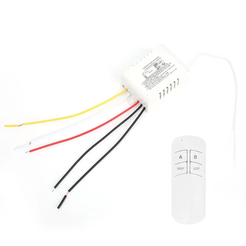 2 Way Wireless Remote Control Receiver Module Anti??interference Switch for Home Lamp Switch 220V